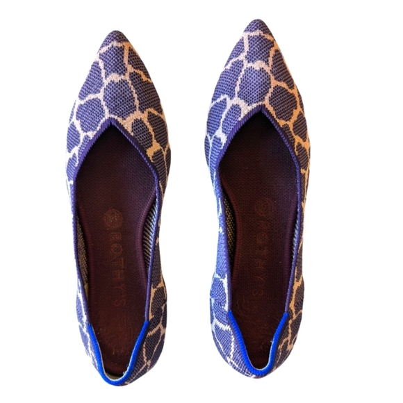 Rothy's Shoes - Rothy's The Point in Violet Giraffe sz 8.5